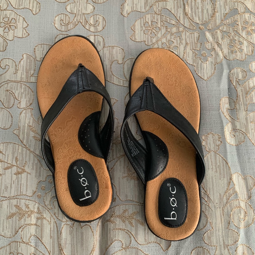 Black Born Sandals, Size 8